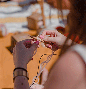 Knit in public
